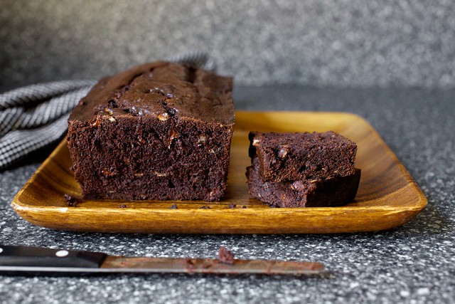 double chocolate banana bread