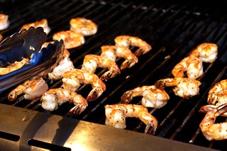 grilling jumbo shrimp