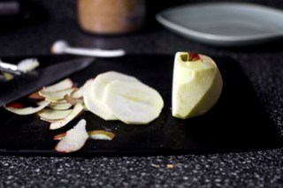 how to slice your apple